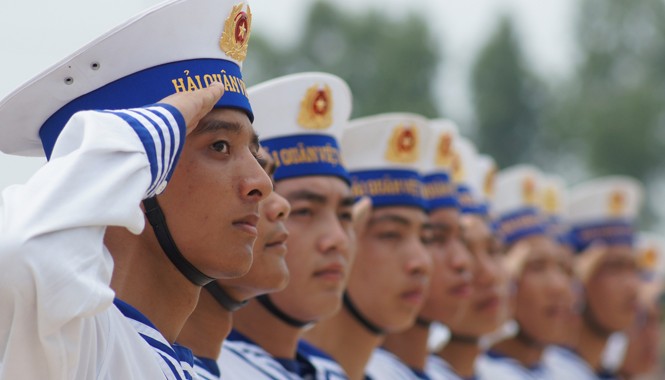 Kiên định chủ quyền lãnh thổ, độc lập tự chủ QĐND Việt Nam luôn sẵn sàng chiến đấu, bảo vệ Tổ quốc trong mọi hình huống. Ảnh: Nguyễn Minh.