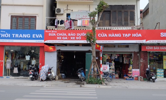 Loay hoay bài toán xã hội hóa dịch vụ công ích Tuyến phố phong cách Lê Trọng Tấn, Hà Nội đã xây dựng trước đó.