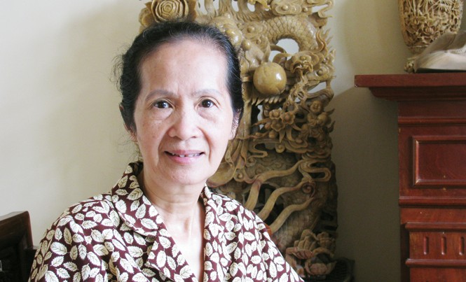 Cảnh báo nguy cơ doanh nghiệp thân hữu Chuyên gia kinh tế Phạm Chi Lan. Ảnh: Phạm Tuyên.