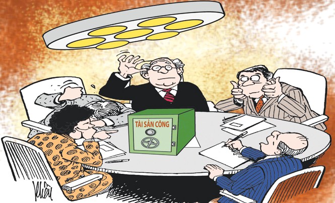 10 triệu tỷ đồng tài sản công: Quản thế nào? Minh họa: Khều.