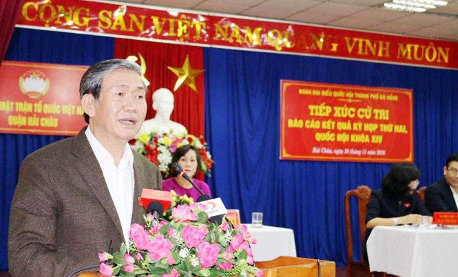 Vụ Trịnh Xuân Thanh có nhiều cơ quan liên đới Ông Đinh Thế Huynh trả lời ý kiến cử tri Đà Nẵng.