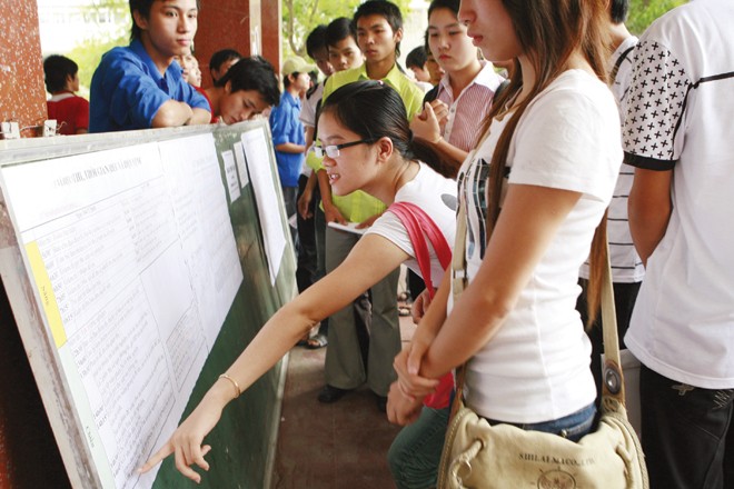 Đổi nguyện vọng sau thi, khi nào? Nếu kết quả thi không lệch xa dự kiến thì không nên điều chỉnh nguyện vọng. Ảnh: Hồng Vĩnh.