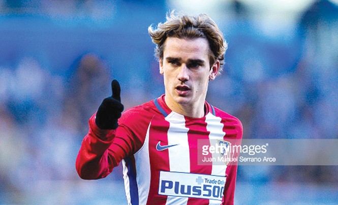 M.U “xịt” thương vụ bom tấn? M.U đang quyết liệt săn lùng Griezmann cho kỳ chuyển nhượng mùa đông. Ảnh: Getty Images