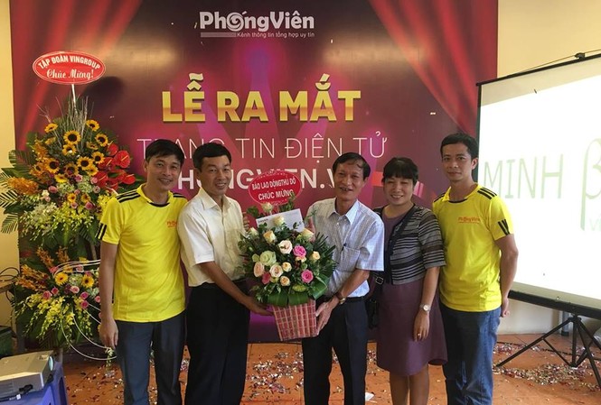 Ra mắt trang tin Phongvien.vn Đại tá Đinh Hữu Tân- Trưởng phòng PA 83 Công an TP Hà Nội tuyên bố ra mắt trang tin.