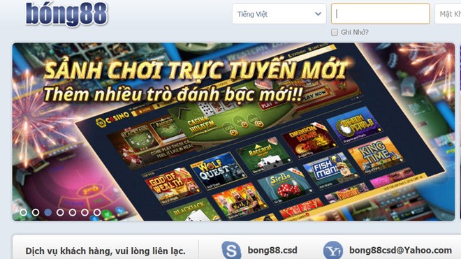Đường dây cá độ bóng đá lên tới 900 tỷ đồng Trang web cá độ bóng đá đã hoạt động được 3 năm, tổng số tiền lên tới 900 tỷ đồng.