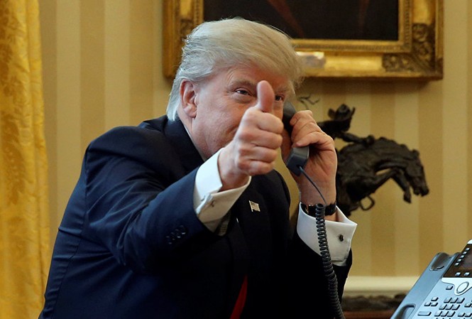 Điện đàm giữa ông Putin và Trump giúp khôi phục quan hệ Nga – Mỹ Ảnh: Reuters