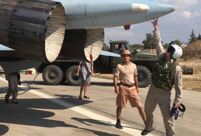 Hoạt động quân sự của Nga tại Syria phá vỡ chuỗi ‘cách mạng màu sắc’ Ảnh: Bộ Quốc phòng Nga