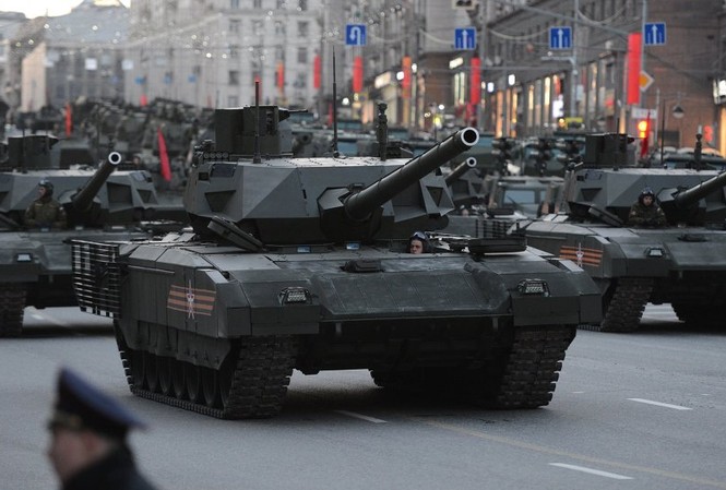 Siêu tăng T-14 Armata miễn nhiễm trước tên lửa TOW Mỹ? Siêu tăng T-14 Armata của Nga miễn nhiễm trước tên lửa TOW Mỹ?. Ảnh: Sputnik