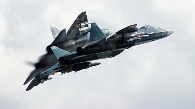 Siêu tiêm kích Sukhoi T-50 bắt đầu thử nghiệm vũ khí Tiêm kích T-50 mang các loại vũ khí đối không và đối hải. Ảnh: Russian Planes.
