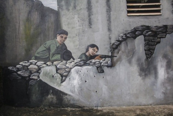 Dòng sơn trang trí từ thương hiệu Dulux của AkzoNobel đã khắc họa thành công hình ảnh Cảnh Dương là pháo đài kháng chiến anh hùng của tỉnh Quảng Bình