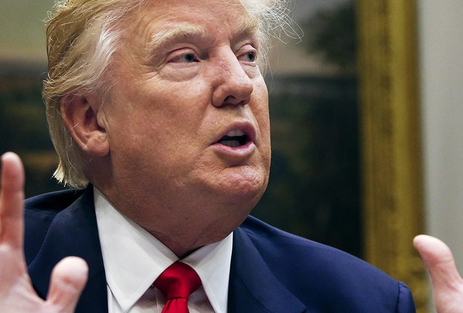 Tổng thống Trump: ‘Tôi không thích bị thua cuộc’ Tổng thống Trump: "Dù bằng cách này hay cách khác, tôi sẽ thực hiên lời hứa của mình là mang đến hệ thống chăm sóc sức khoẻ tuyệt vời cho người dân Mỹ. " Ảnh: Getty Image