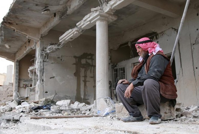 Hòa đàm nối lại nhưng Syria vẫn vang tiếng súng Cảnh đổ nát ở Syria sau cuộc xung đột giữa quân chính phủ và phiến quân.