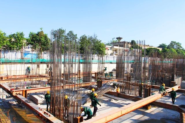 Công trình xanh: sự hợp lực của nhà đầu tư, xây dựng, vận hành dự án Công trường xanh Diamond Lotus Riverside luôn nhộn nhịp ngày đêm