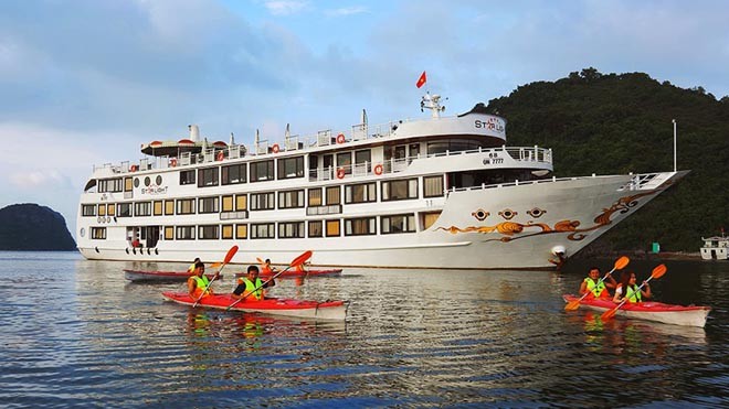 Chiêm ngưỡng những du thuyền 5* tại Hạ Long Du thuyền Starlight Hạ Long