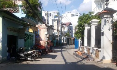 Xách rìu chém gục người vợ rồi đổ xăng tự thiêu Khu vực nơi xảy ra vụ truy sát