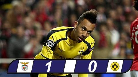 Bỏ lỡ penalty, Dortmund ôm hận trước Benfica Bỏ lỡ penalty, Dortmund ôm hận trước Benfica