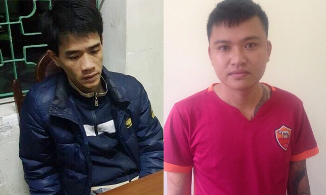 Hai thanh niên trộm hơn 6 tỷ đồng trên xe khách Vinh – Hà Nội Hai đối tượng tại CQĐT.
