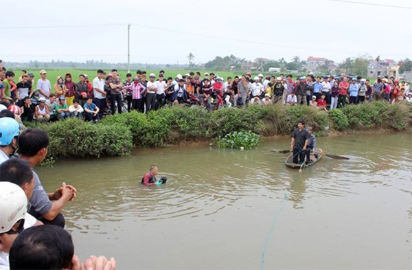 Người đàn ông tử vong sau cuộc giải quyết 'ân oán tình ái' Hiện trường vụ việc. Ảnh: Công an Nhân dân