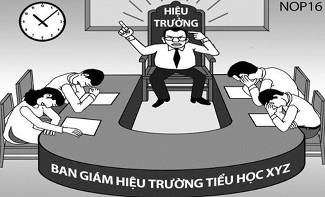 Họp trong nhà trường: Họp thì ít mà Các cuộc họp trong nhà trường "họp" thì ít mà "hành" thì nhiều. Ảnh minh họa: Tuoitre.vn.