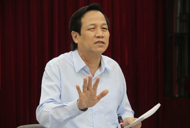 Bộ trưởng bị chửi mắng vì rút giấy phép xuất khẩu lao động Bộ trưởng Bộ LĐTB&XH Đào Ngọc Dung. Ảnh: Trường Phong