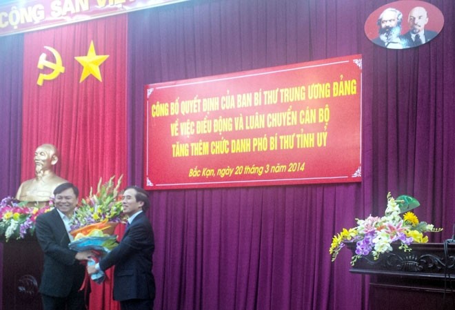 Phó chủ tịch Ủy ban ATGT nhậm chức Phó Bí thư Bắc Kạn Phó chủ tịch Ủy ban ATGT nhậm chức Phó Bí thư Bắc Kạn