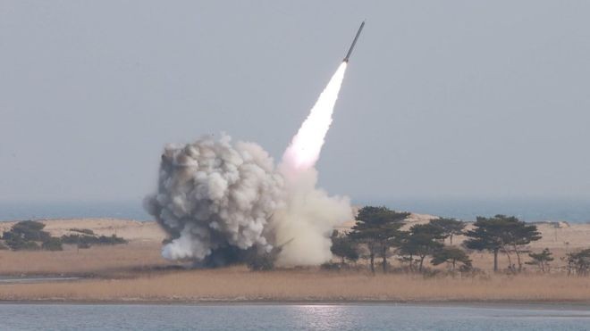 Mỹ: Tên lửa của Triều Tiên 'nổ tung gần như ngay lập tức' Ảnh: KCNA