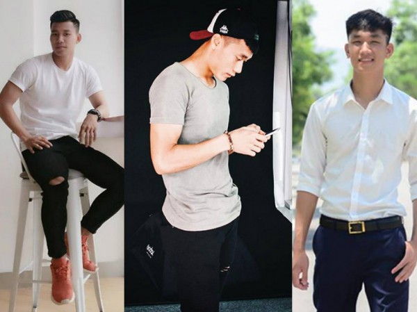 Bộ ba Bộ ba "soái ca" U23 Việt Nam vừa cao vừa cool, ăn mặc cực chất, không làm người mẫu hơi phí