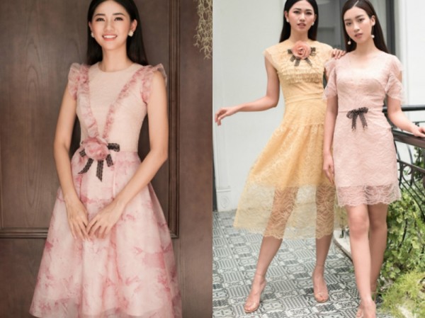 Hoa hậu Mỹ Linh, Á hậu Thanh Tú xinh đẹp dịu dàng trong nắng Hè với váy ren Hoa hậu Mỹ Linh, Á hậu Thanh Tú xinh đẹp dịu dàng trong nắng Hè với váy ren
