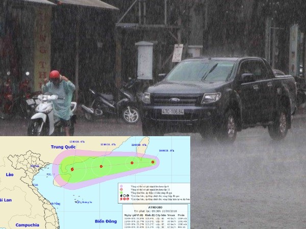 Khẩn cấp: Áp thấp nhiệt đới cùng bão mạnh đang hướng vào Biển Đông Khẩn cấp: Áp thấp nhiệt đới cùng bão mạnh đang hướng vào Biển Đông