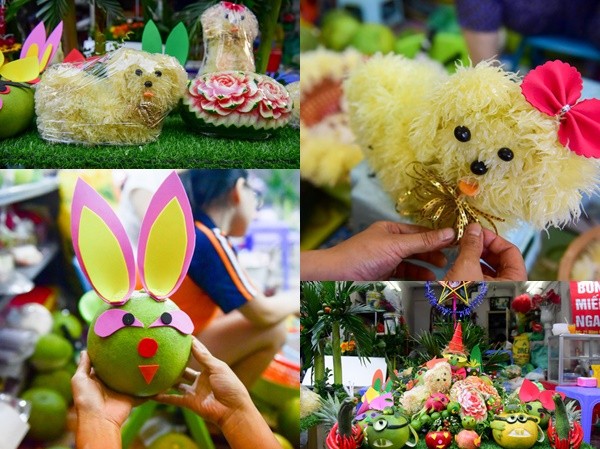 Chú chó ngộ nghĩnh trong mâm ngũ quả Trung thu siêu cầu kỳ ở Hà Nội Chú chó ngộ nghĩnh trong mâm ngũ quả Trung thu siêu cầu kỳ ở Hà Nội