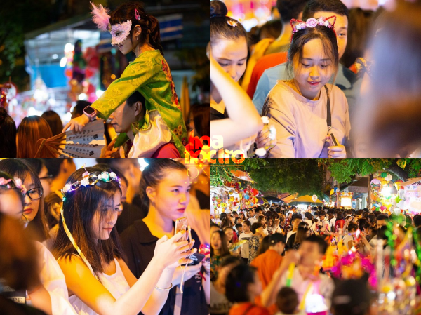 Hà Nội: Trai xinh gái đẹp rủ nhau lên phố cổ đón Trung Thu trước ngày Rằm tháng Tám Hà Nội: Trai xinh gái đẹp rủ nhau lên phố cổ đón Trung Thu trước ngày Rằm tháng Tám