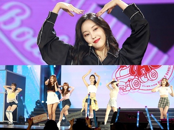 Hyomin (T-ara) và AOA xúc động trước tình cảm của fan Việt tại Hyomin (T-ara) và AOA xúc động trước tình cảm của fan Việt tại "V HEARTBEAT LIVE"