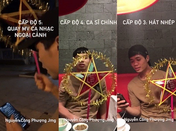 Công Phượng khiến người hâm mộ thích thú với Công Phượng khiến người hâm mộ thích thú với "MV ngoại cảnh Chiếc đèn ông sao"