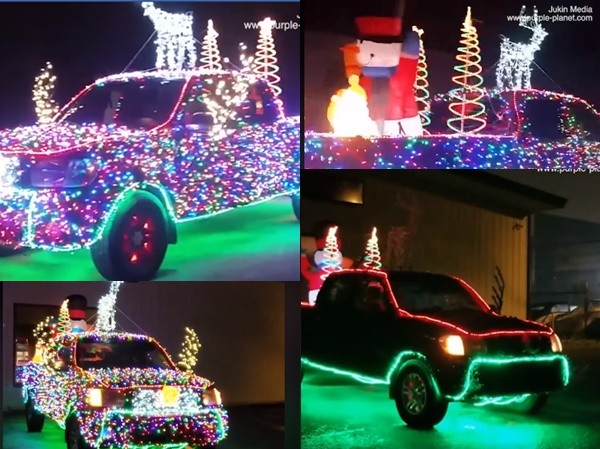 Trang trí cây thông Noel ư? Xưa rồi. Phải trang trí xe như vậy nè mới chuẩn! Trang trí cây thông Noel ư? Xưa rồi. Phải trang trí xe như vậy nè mới chuẩn!