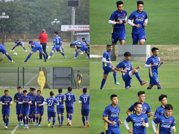 Đội tuyển Việt Nam hăng say tập luyện sau chức vô địch AFF Cup 2018 Đội tuyển Việt Nam hăng say tập luyện sau chức vô địch AFF Cup 2018