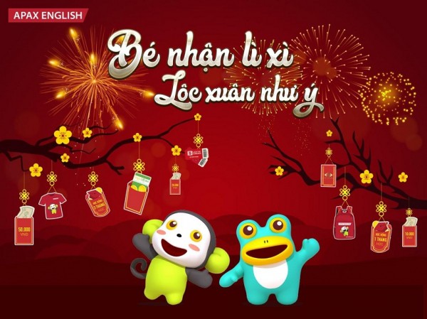 Apax English lì xì liền tay lên tới 5 tỷ đồng Apax English lì xì liền tay lên tới 5 tỷ đồng