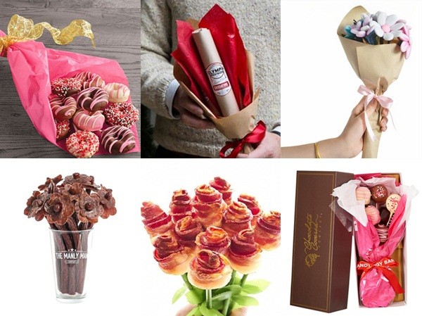 10 bó hoa vừa lạ đời vừa... ăn được tặng nàng ngày Valentine 10 bó hoa vừa lạ đời vừa... ăn được tặng nàng ngày Valentine
