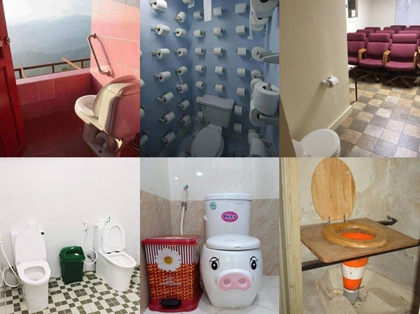 Những thiết kế WC khiến người dùng Những thiết kế WC khiến người dùng "ngượng chín mặt"