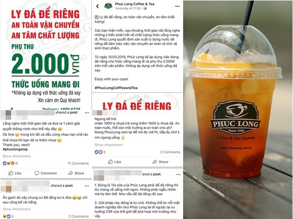 Bán ly đá với giá 2K, thương hiệu Phúc Long bị khách hàng phản đối vì gây hại môi trường Bán ly đá với giá 2K, thương hiệu Phúc Long bị khách hàng phản đối vì gây hại môi trường