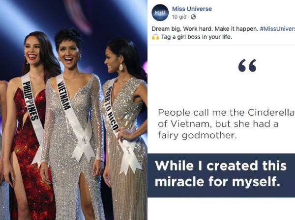 H'Hen Niê được Miss Universe bình chọn có câu nói truyền cảm hứng nhất năm H'Hen Niê được Miss Universe bình chọn có câu nói truyền cảm hứng nhất năm