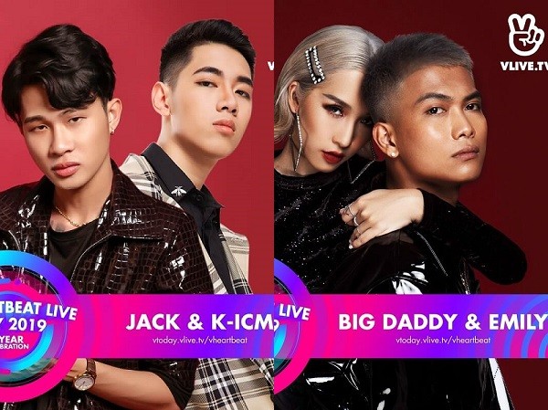 Jack & K-ICM, Big Daddy & Emily trở lại sân khấu âm nhạc Việt Hàn Jack & K-ICM, Big Daddy & Emily trở lại sân khấu âm nhạc Việt Hàn "V Heartbeat"