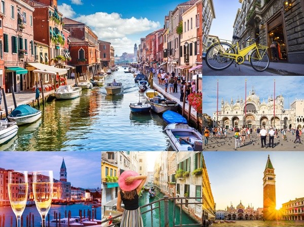 Cấm để ngực trần, đi bộ và những quy định cho du khách ở Venice Cấm để ngực trần, đi bộ và những quy định cho du khách ở Venice
