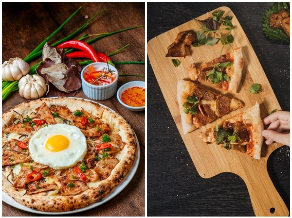 Sau pizza chả cá và bún đậu, lại xuất hiện pizza bún chả và cơm tấm Sau pizza chả cá và bún đậu, lại xuất hiện pizza bún chả và cơm tấm