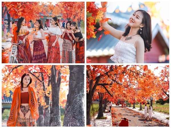 Giới trẻ khoe sắc rạng rỡ ở Giới trẻ khoe sắc rạng rỡ ở "phim trường Hàn Quốc" lãng mạn giữa lòng Hà Nội