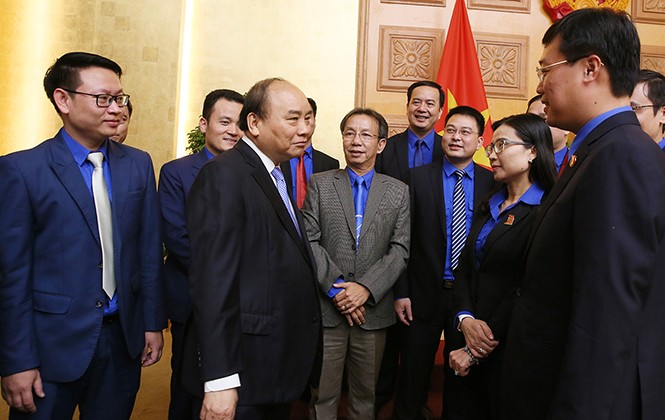 Thủ tướng Chính phủ Nguyễn Xuân Phúc làm việc với T.Ư Đoàn Thủ tướng Chính phủ Nguyễn Xuân Phúc làm việc với T.Ư Đoàn