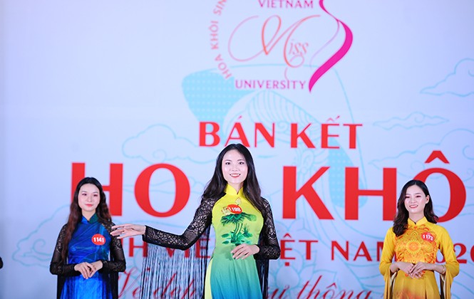 Lộ diện 15 thí sinh lọt vào Chung kết cuộc thi Hoa khôi Sinh viên Lộ diện 15 thí sinh lọt vào Chung kết cuộc thi Hoa khôi Sinh viên