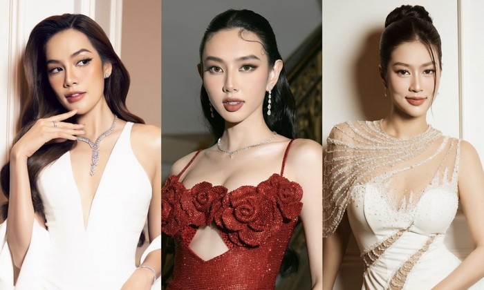 Ba 'nàng Hậu' đình đám của showbiz Việt cùng ngồi 'ghế nóng' làm 'beauty fan' không khỏi trầm trồ