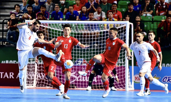 Thái Lan bất lực, thua đậm Iran ở chung kết futsal châu Á