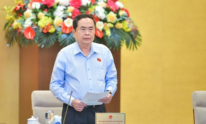 Phó Chủ tịch Thường trực Quốc hội Trần Thanh Mẫn phát biểu khai mạc Phiên họp thứ 33