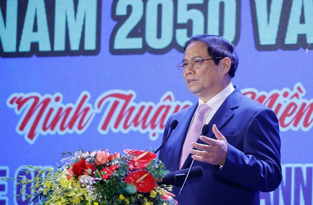 Thủ tướng Phạm Minh Chính: Tìm ra lối đi riêng để Ninh Thuận trở thành địa chỉ ‘đáng để đầu tư, đáng cống hiến’